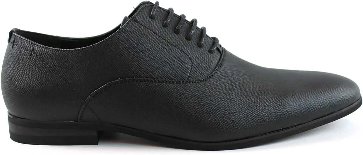 New Men's Plain Pointed Round Toe Dress Shoes Lace up Oxfords by Azar