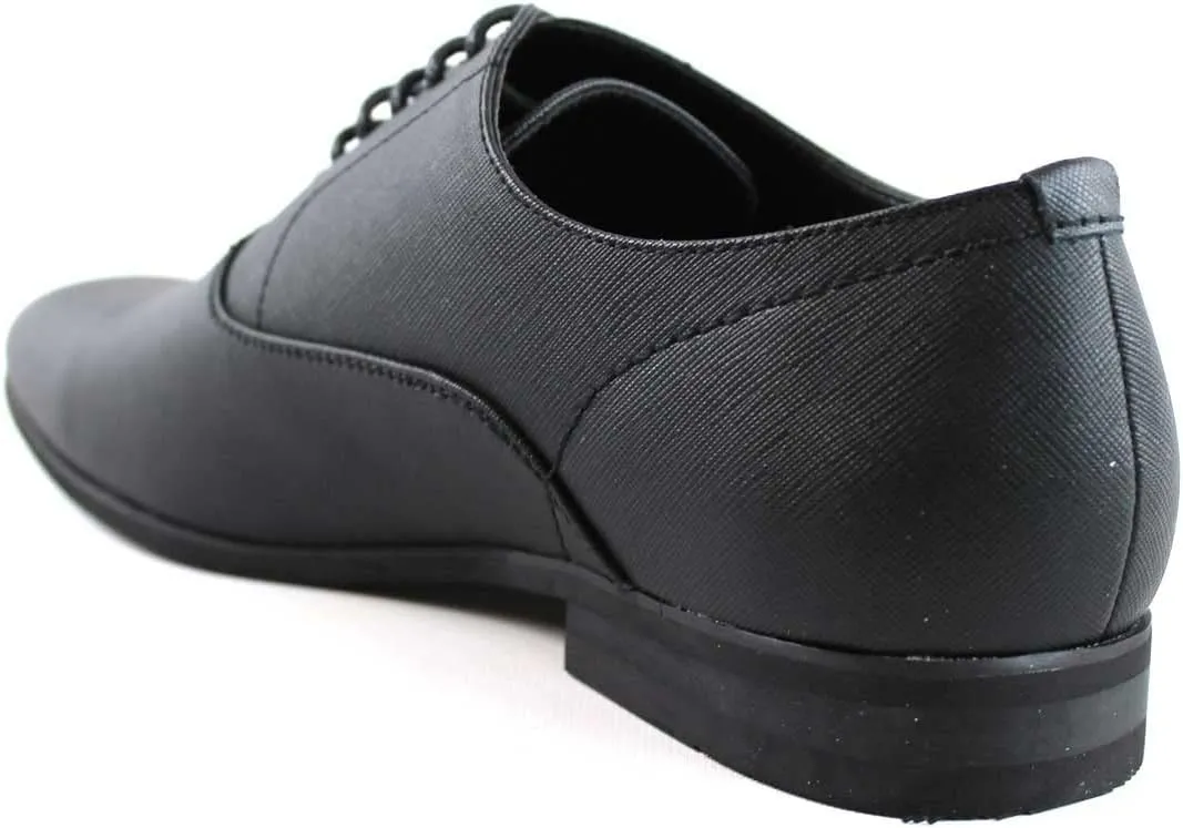 New Men's Plain Pointed Round Toe Dress Shoes Lace up Oxfords by Azar