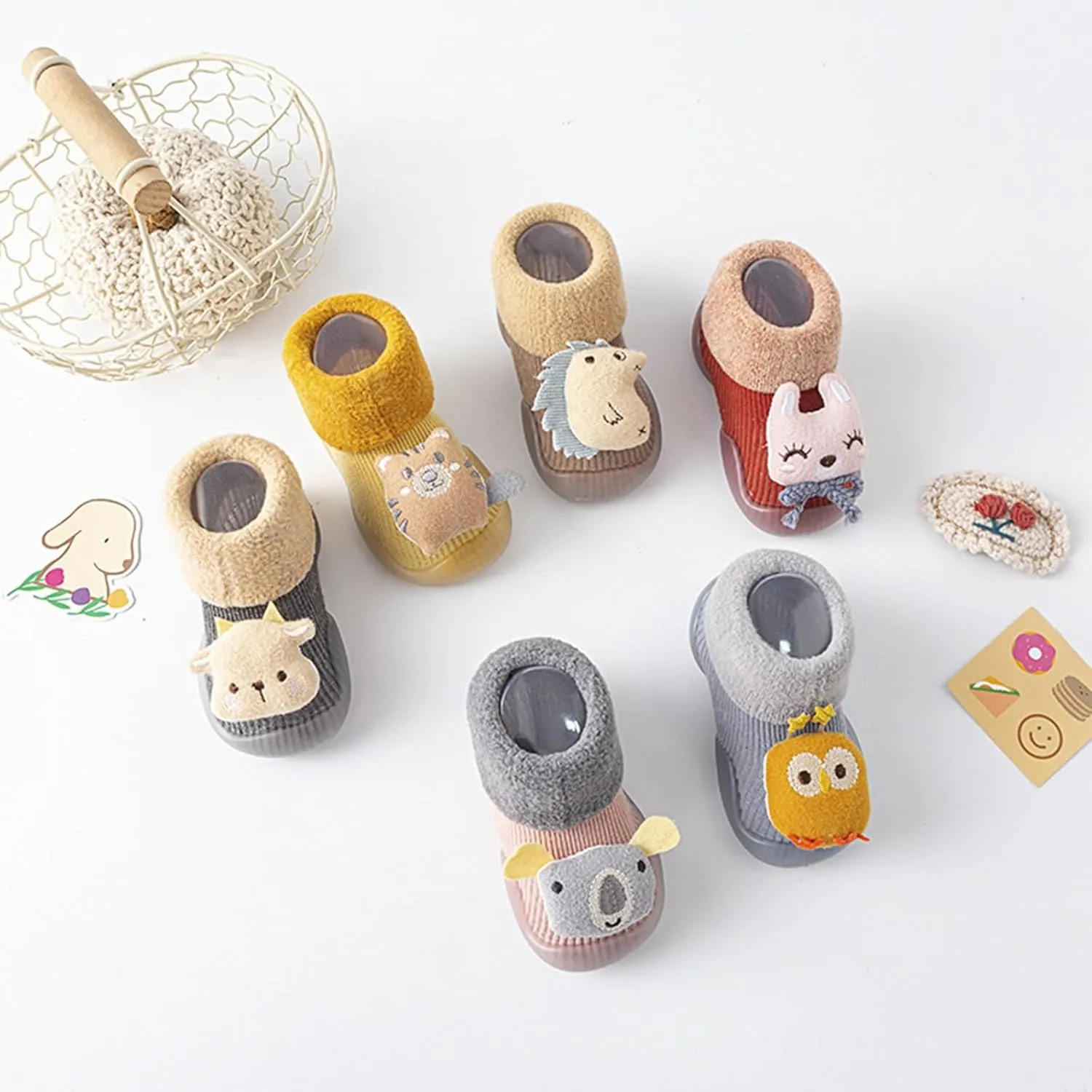 Newborn Baby Warm Winter Snow Boots Cute Anti-Slip Soft Sole Warm Indoor Outoor Shoes Infant First Walkers Warm Shoes