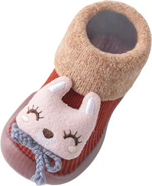 Newborn Baby Warm Winter Snow Boots Cute Anti-Slip Soft Sole Warm Indoor Outoor Shoes Infant First Walkers Warm Shoes
