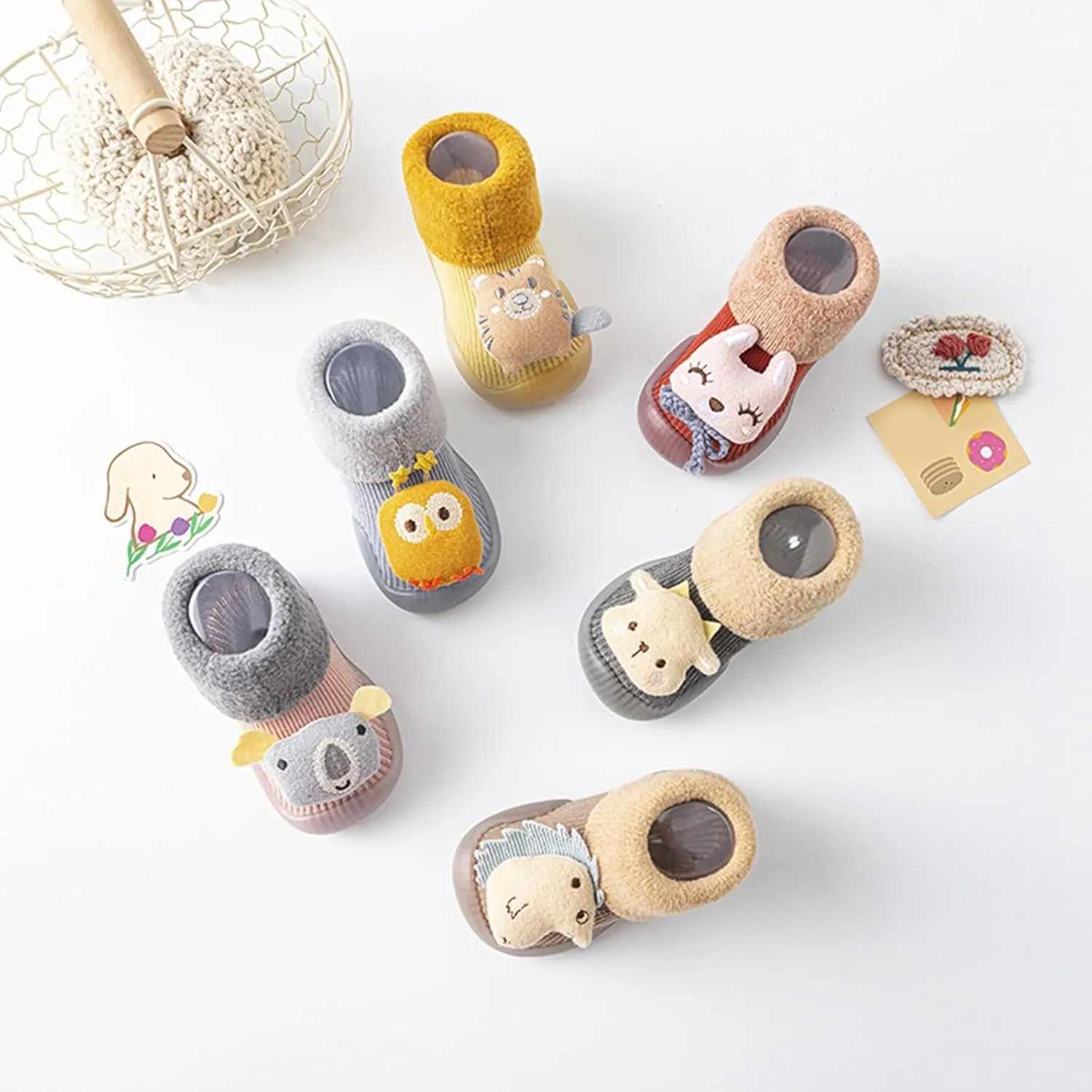 Newborn Baby Warm Winter Snow Boots Cute Anti-Slip Soft Sole Warm Indoor Outoor Shoes Infant First Walkers Warm Shoes