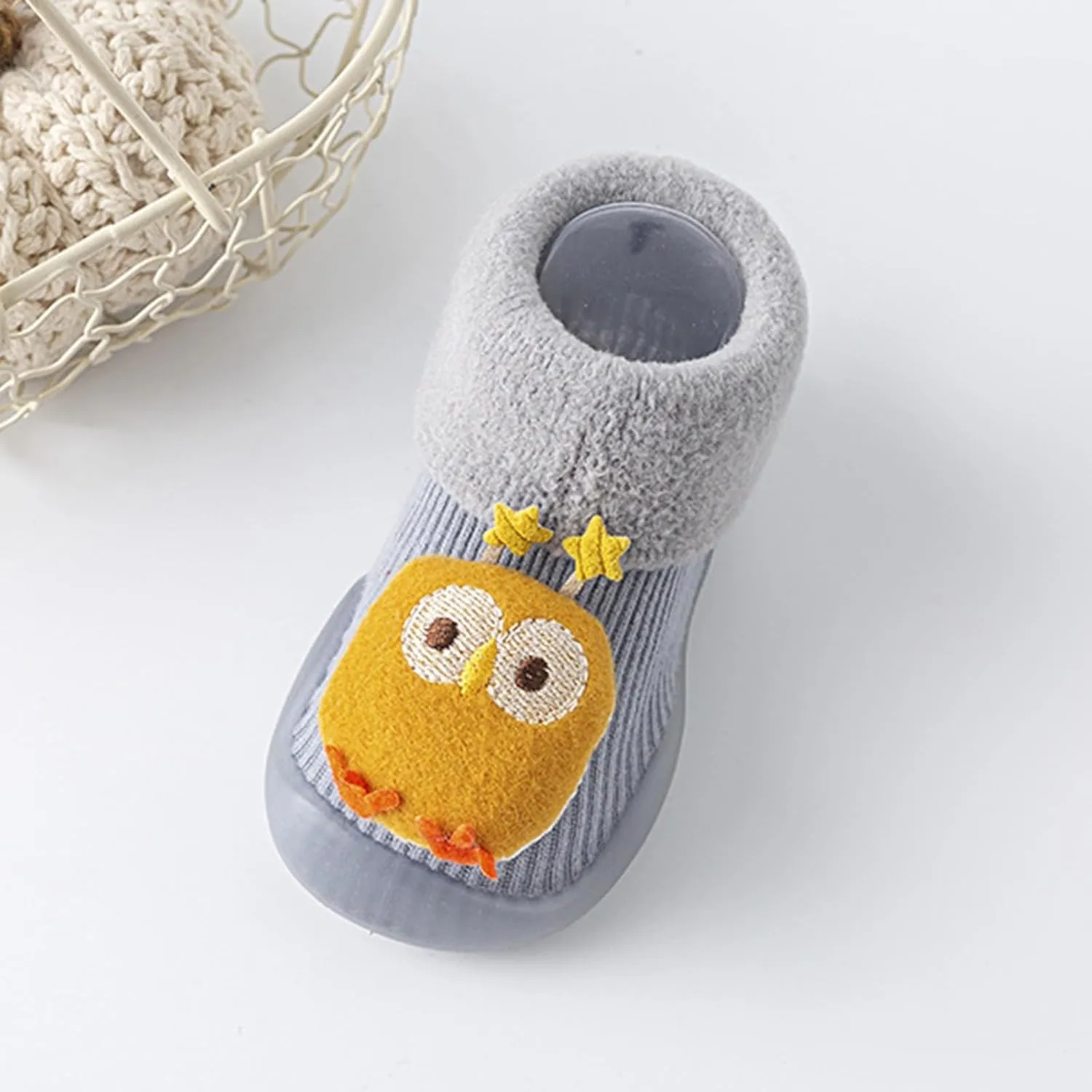 Newborn Baby Warm Winter Snow Boots Cute Anti-Slip Soft Sole Warm Indoor Outoor Shoes Infant First Walkers Warm Shoes