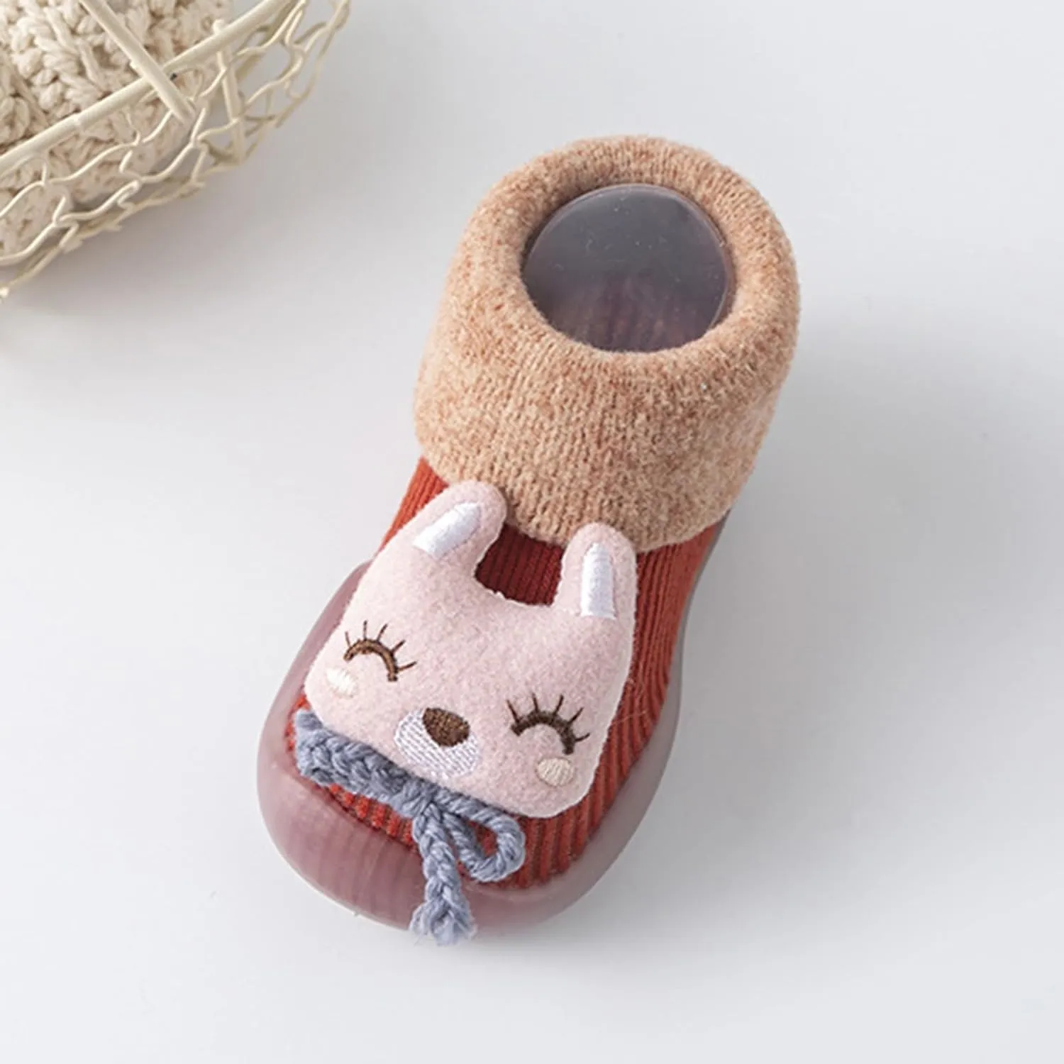 Newborn Baby Warm Winter Snow Boots Cute Anti-Slip Soft Sole Warm Indoor Outoor Shoes Infant First Walkers Warm Shoes