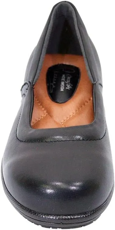 Peerage Vicky Women Wide Width Casual Comfort Leather Loafers