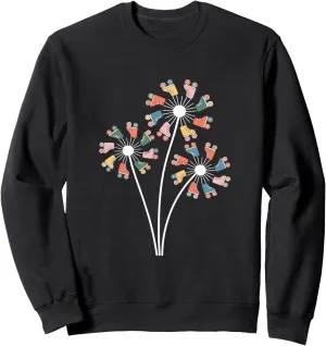 Retro Dandelion Roller Skate Shoes Skater Roller Skating Sweatshirt