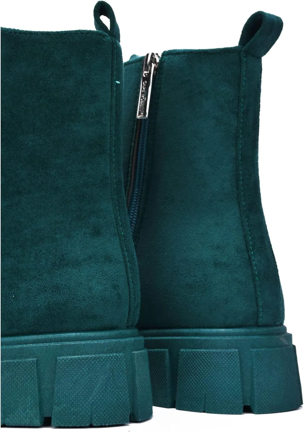 Shanda Suede 7-Hole Platform Lug Booties (Shanda)