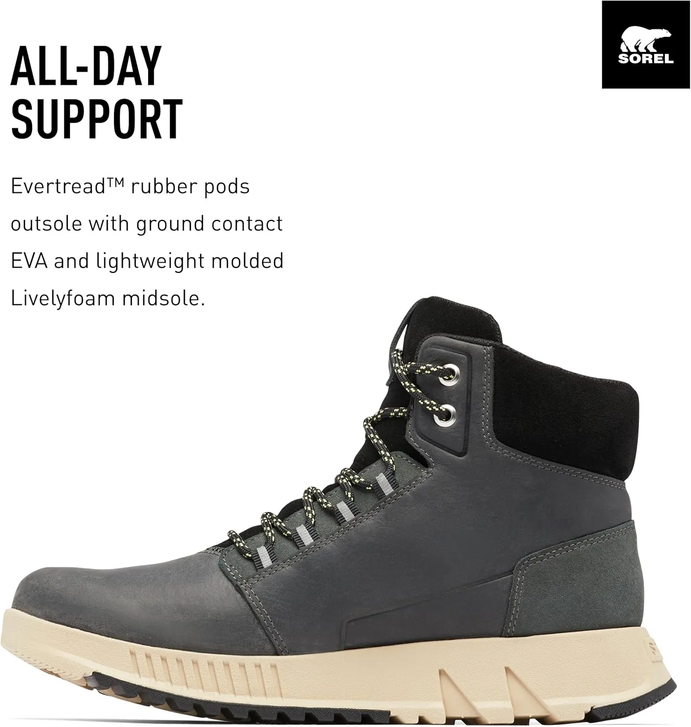 Sorel Men's Mac Hill Lite Mid Waterproof Boots