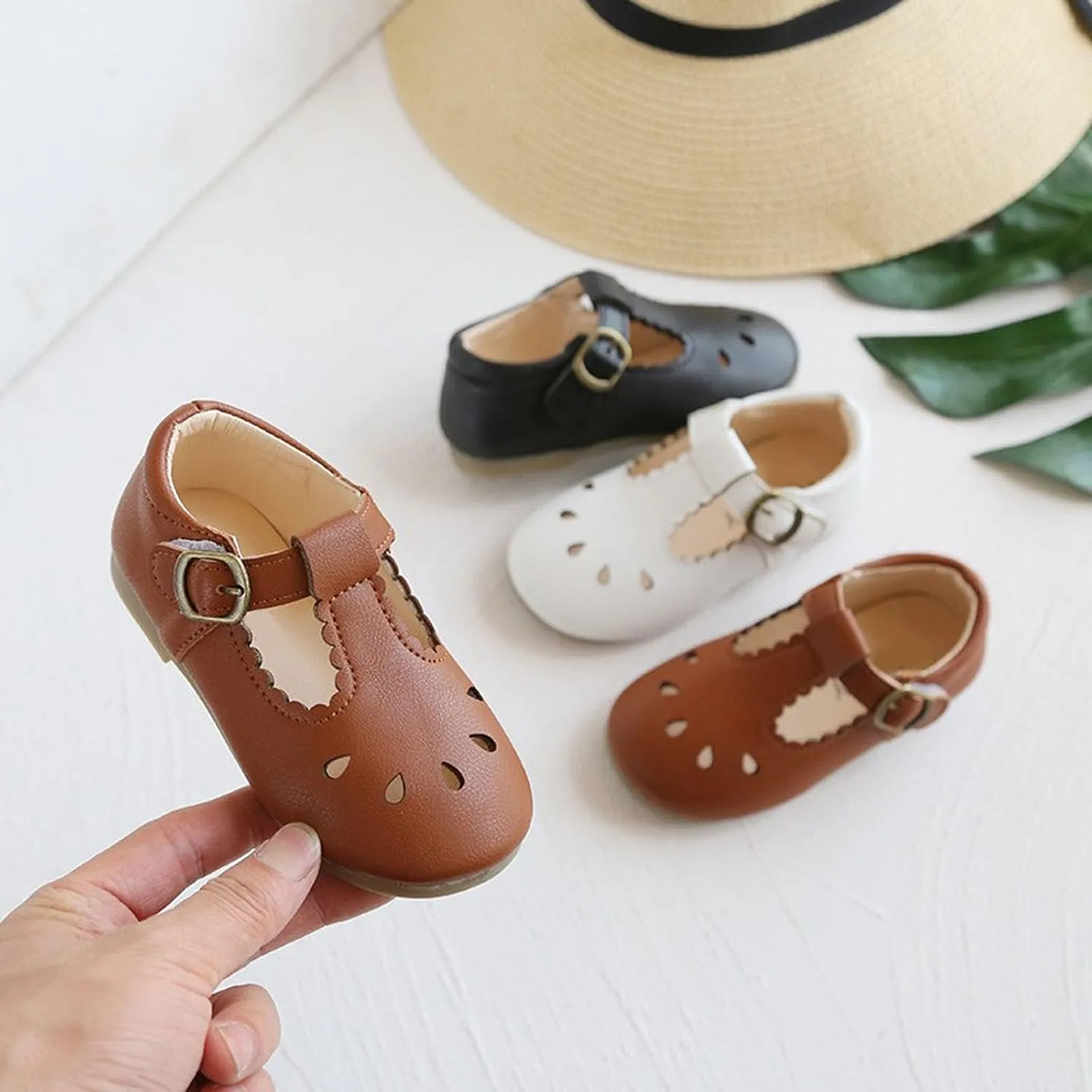 Toddler Girl Mary Jane Dress Shoes Ballet Flats Flower Girl Shoes School Oxford Flats for Girl Party Shoes School Shoes for Girls