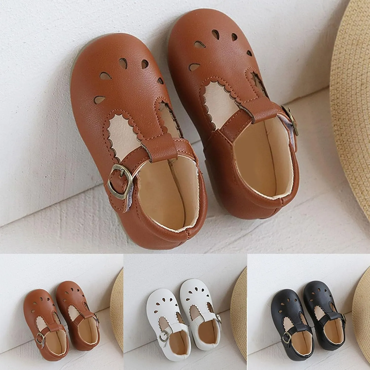 Toddler Girl Mary Jane Dress Shoes Ballet Flats Flower Girl Shoes School Oxford Flats for Girl Party Shoes School Shoes for Girls