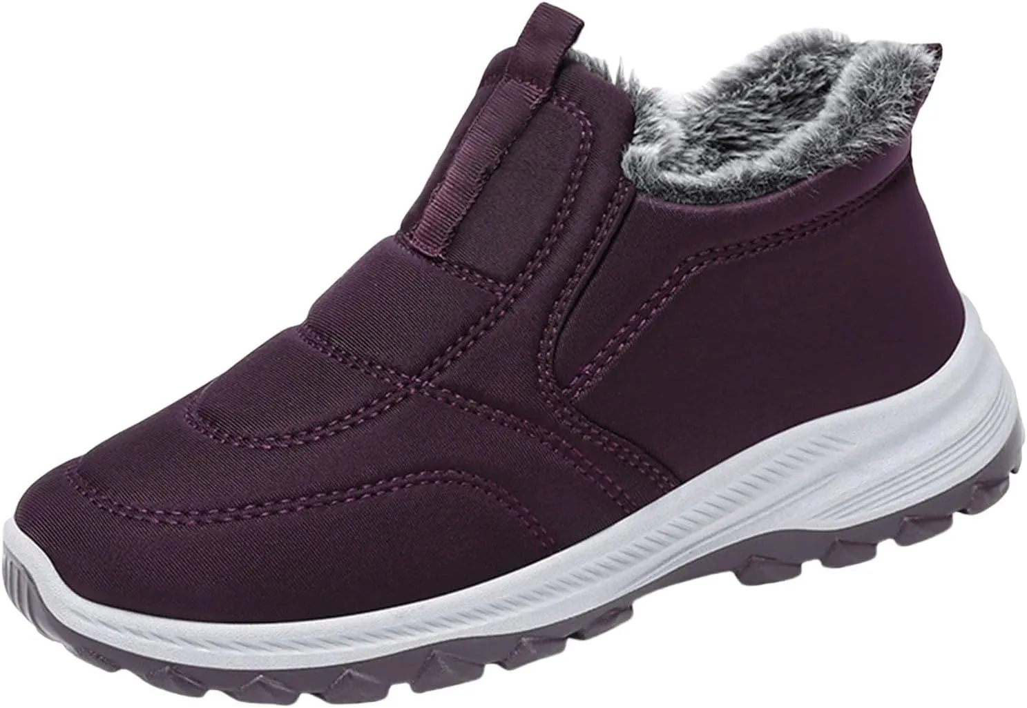 Womens Boots Winter Cute Adults Slip On Waterproof Boots Womens Ankle Ladies Barefoot Shoes Grounded Footwear Hiking Water Shoes for Women Men Snow Booties