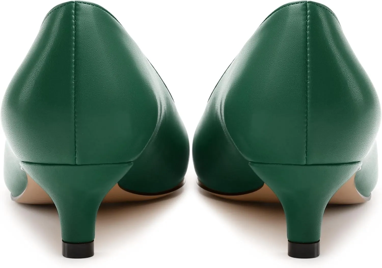 Womens Kitten Heel Pumps, Pointed Toe Dress Pumps for Women, Daily Pumps Shoes with Bow Tie