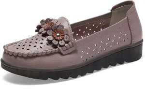 Women's Penny Genuine Leather Loafers Flats Shoes Black Driving Moccasins Comfort Boat Shoe