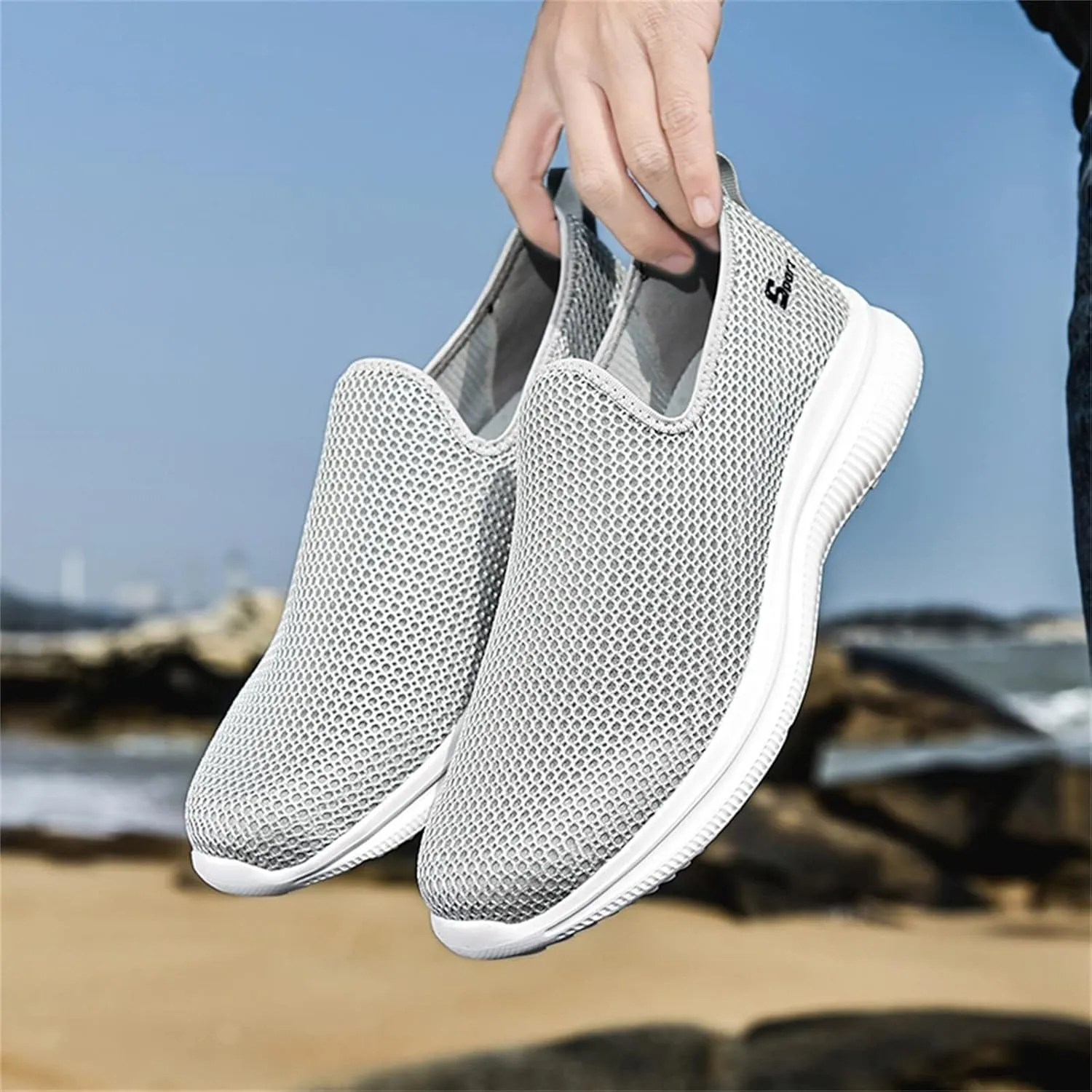 Womens Walking Shoes with Arch Support Slip On Sneakers Men Wide Width Black Loafers Women Platform Dance Shoes for Women Keep Warm Flat Bottom Deals of The Day