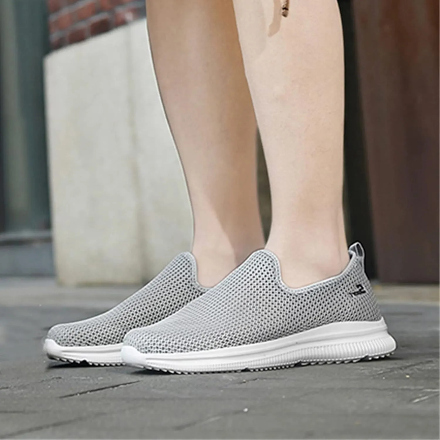 Womens Walking Shoes with Arch Support Slip On Sneakers Men Wide Width Black Loafers Women Platform Dance Shoes for Women Keep Warm Flat Bottom Deals of The Day