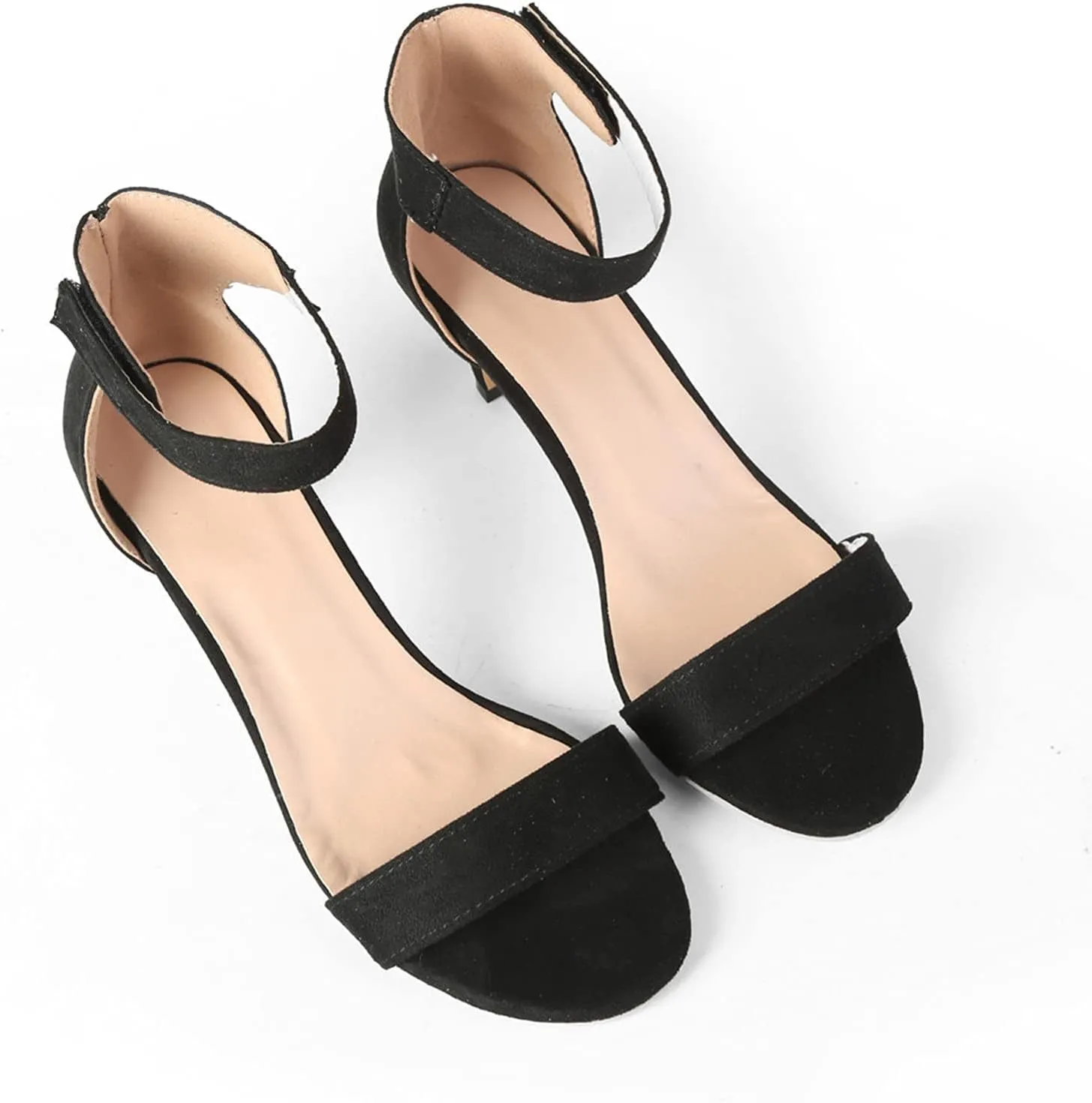 ZBYY Women's Chunky Block Heels Sandals Summer Open Toe Ankle Strap High Stiletto Heels Pumps Wedding Dress Sandals